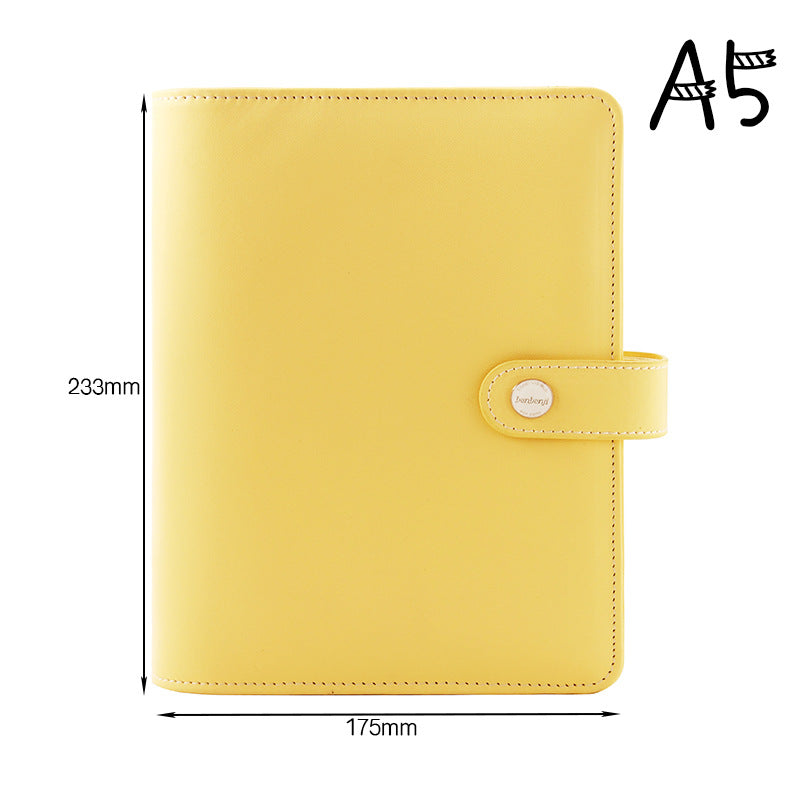 Wholesale Notebook PU Faux Leather Notebook with Simple Buckle